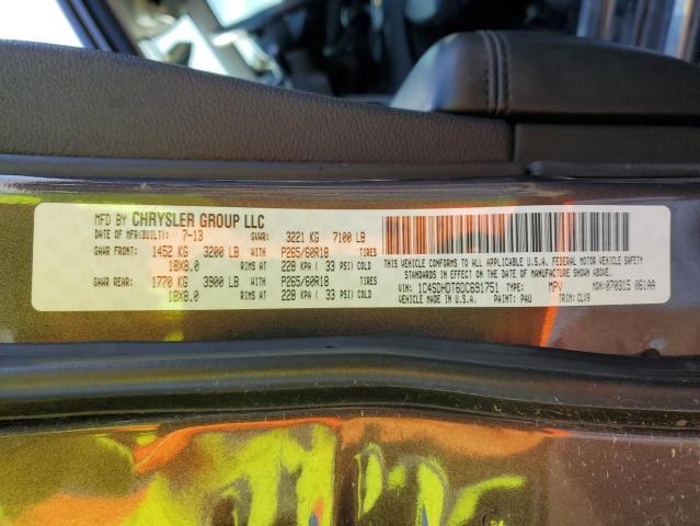 Photo 14 from auction – 2013 DODGE DURANGO CR with VIN 1C4SDHDT6DC691751