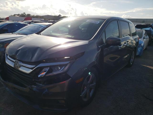HONDA ODYSSEY EX 2018 with VIN 5FNRL6H72JB088247 - Photo from auction
