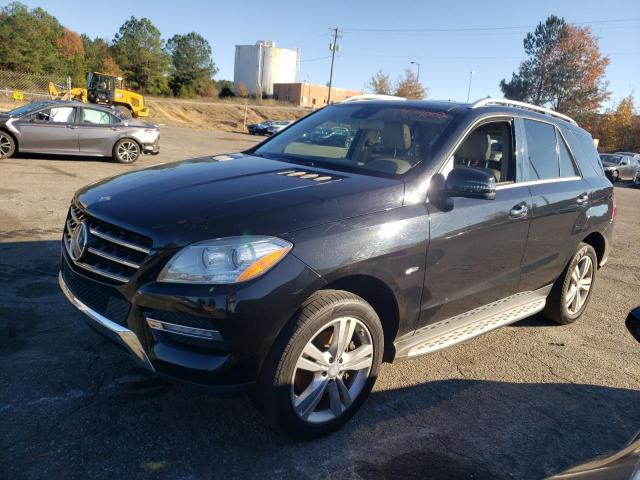 Photo 1 from auction – 2012 MERCEDES-BENZ ML 350 BLU with VIN 4JGDA2EB8CA033679