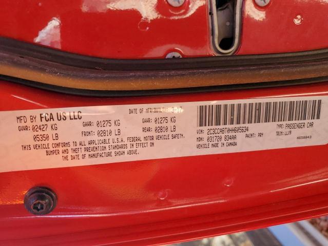 Photo 10 from auction – 2017 CHRYSLER 300 S with VIN 2C3CCABT0HH605634