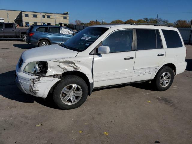 HONDA PILOT EXL 2004 with VIN 2HKYF18544H559891 - Photo from auction