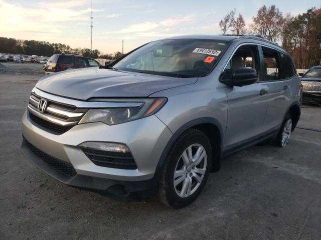 Photo 1 from auction – 2017 HONDA PILOT LX with VIN 5FNYF6H16HB056202