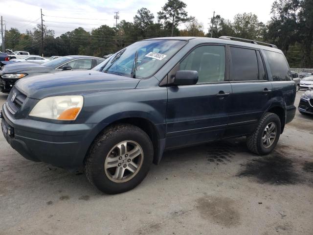 HONDA PILOT EX 2005 with VIN 5FNYF18405B012821 - Photo from auction