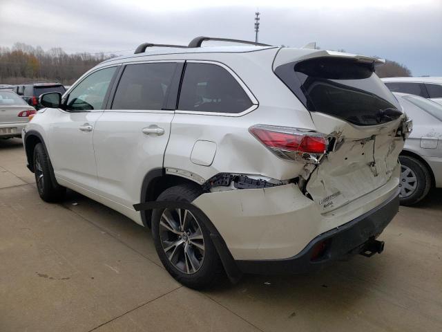 Foto 2 de la subasta – 2016 TOYOTA HIGHLANDER con VIN 5TDJKRFH5GS329140