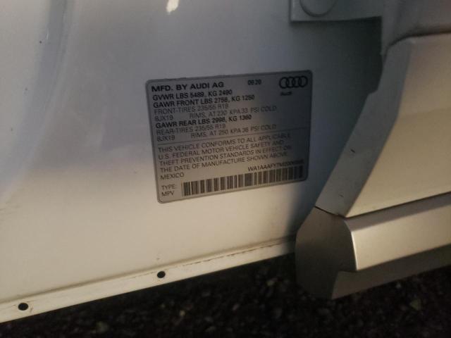 Photo 14 from auction – 2021 AUDI Q5 PREMIUM with VIN WA1AAAFY7M2006595