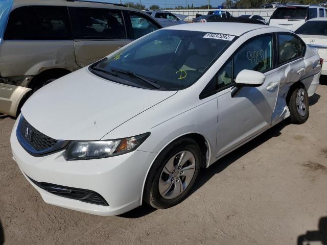 HONDA CIVIC LX 2014 with VIN 19XFB2F58EE033796 - Photo from auction