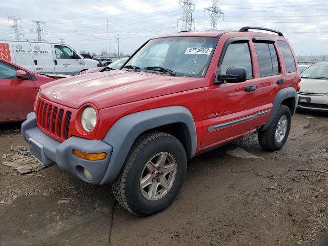 JEEP LIBERTY SP 2002 with VIN 1J4GL48K52W191623 - Photo from auction