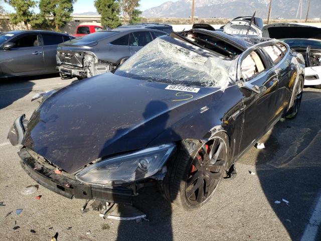 TESLA MODEL S 2013 with VIN 5YJSA1CG1DFP21648 - Photo from auction