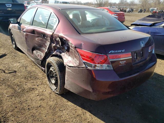 Photo 2 from auction – 2012 HONDA ACCORD LX with VIN 1HGCP2F35CA195924