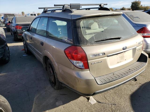 Photo 2 from auction – 2008 SUBARU OUTBACK with VIN 4S4BP60C087327000