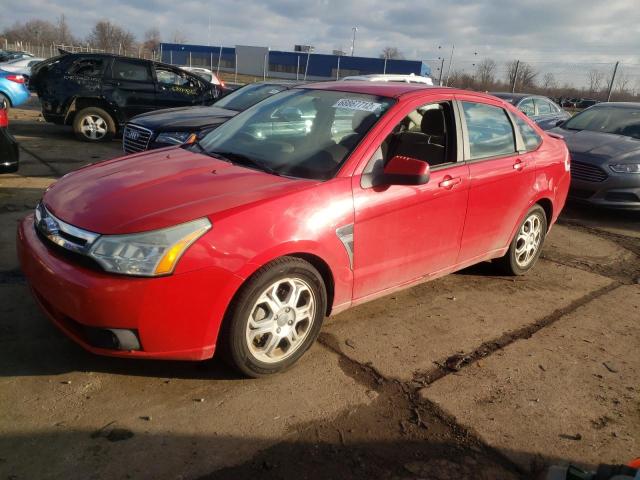 FORD FOCUS SE 2008 with VIN 1FAHP35N48W261358 - Photo from auction