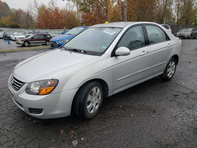 KIA SPECTRA EX 2009 with VIN KNAFE222895661942 - Photo from auction