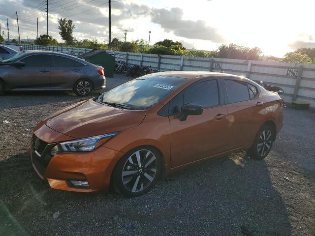 NISSAN VERSA SR 2021 with VIN 3N1CN8FV9ML916722 - Photo from auction