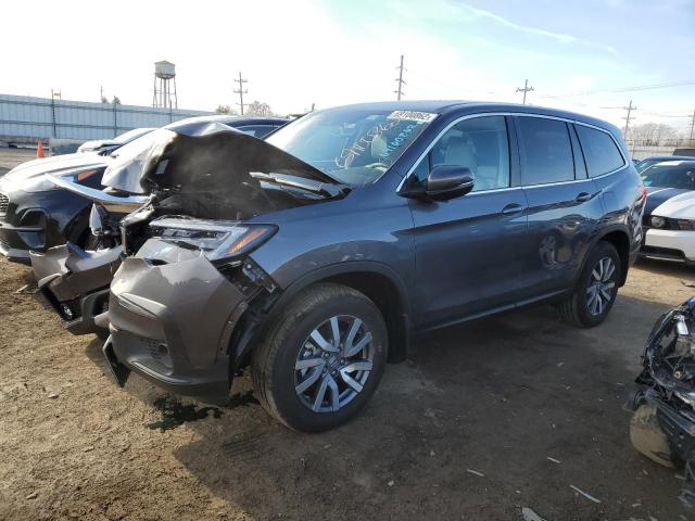 HONDA PILOT EXL 2022 with VIN 5FNYF6H59NB015125 - Photo from auction