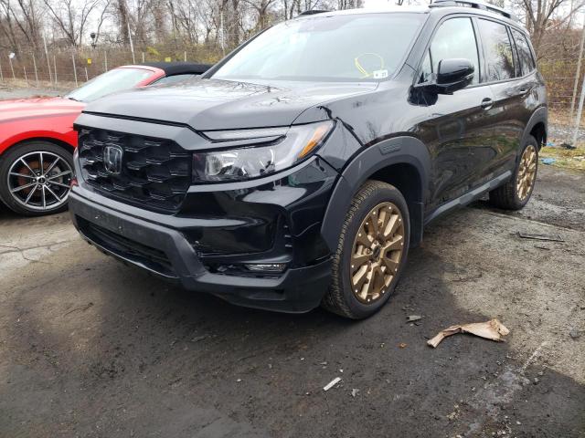 HONDA PASSPORT E 2022 with VIN 5FNYF8H02NB007271 - Photo from auction