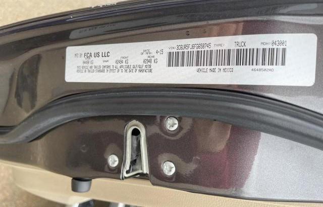 Photo 10 from auction – 2015 RAM 2500 LARAM with VIN 3C6UR5FJ6FG658745