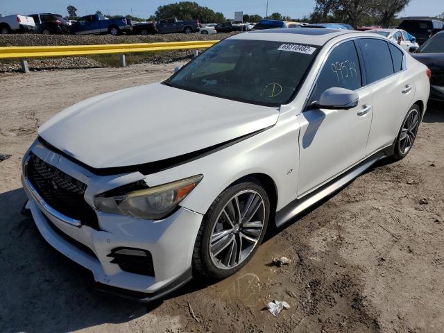 INFINITI Q50 BASE 2014 with VIN JN1BV7AP7EM671912 - Photo from auction