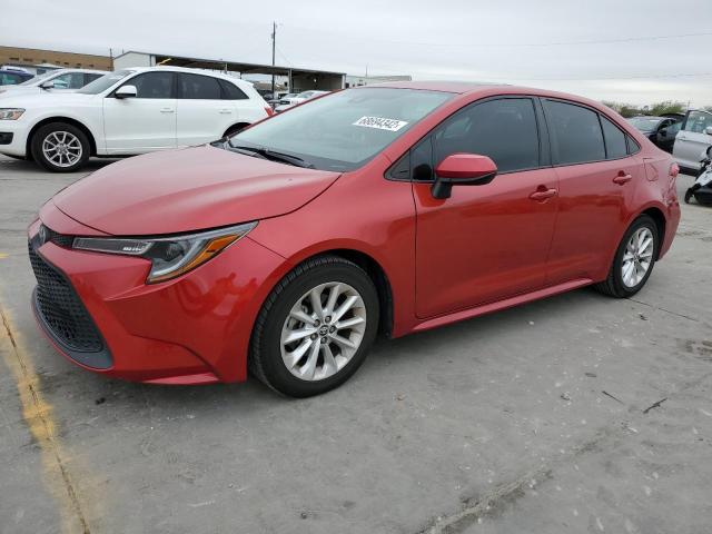 TOYOTA COROLLA LE 2020 with VIN 5YFHPRAE9LP021887 - Photo from auction