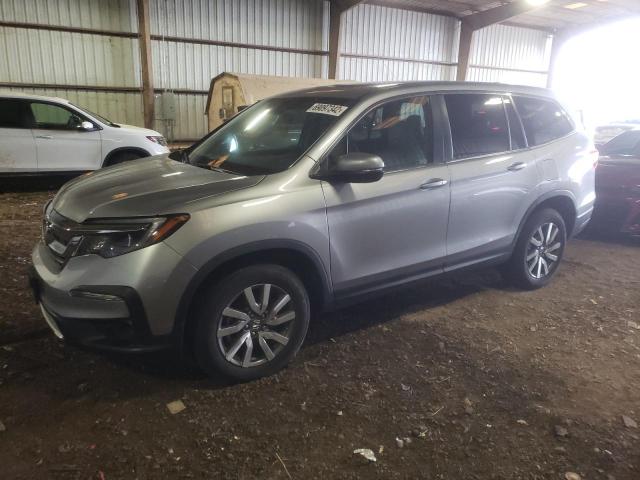 HONDA PILOT EXL 2021 with VIN 5FNYF6H52MB040222 - Photo from auction