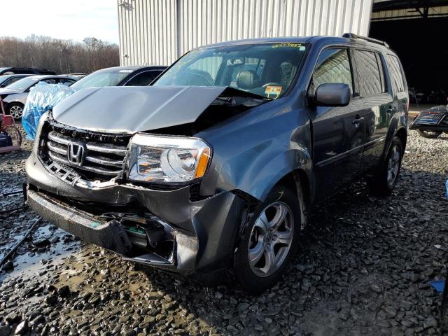 HONDA PILOT EXL 2013 with VIN 5FNYF4H56DB034962 - Photo from auction