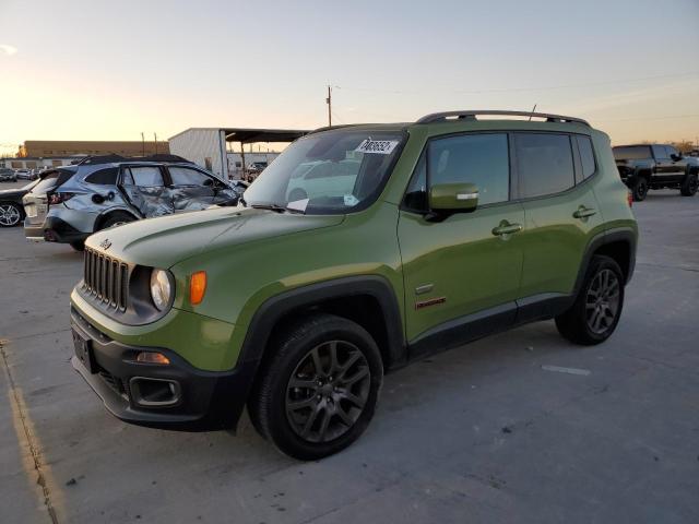 Photo 1 from auction – 2016 JEEP RENEGADE L with VIN ZACCJBBW0GPD15828