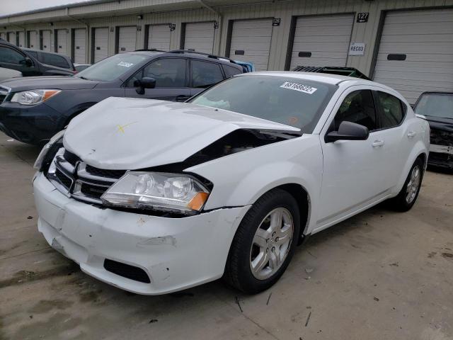 DODGE AVENGER SE 2013 with VIN 1C3CDZAB9DN530678 - Photo from auction