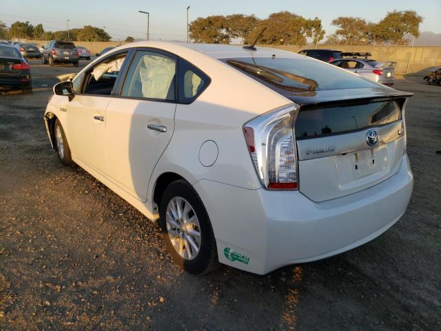 Photo 2 from auction – 2014 TOYOTA PRIUS PLUG with VIN JTDKN3DPXE3051238