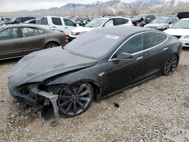 TESLA MODEL S 2015 with VIN 5YJSA1E17FF113497 - Photo from auction