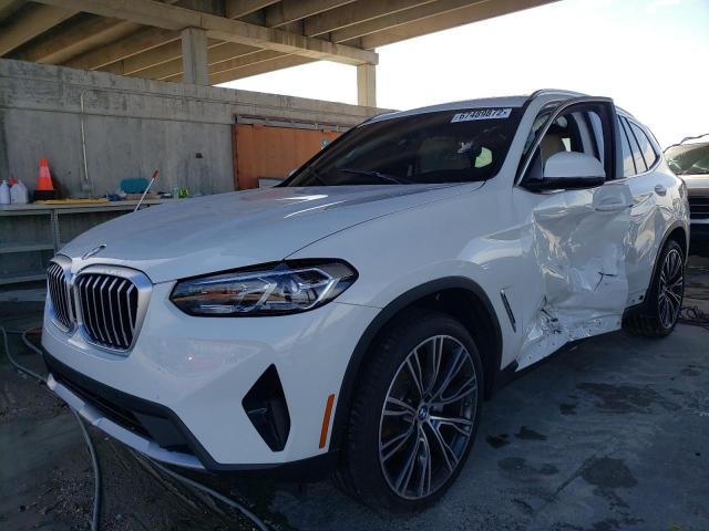 BMW X3 SDRIVE3 2022 with VIN 5UX43DP06N9M83078 - Photo from auction
