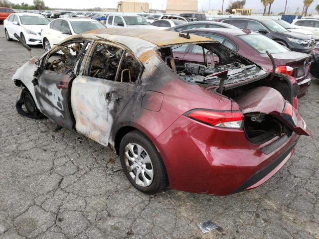 Photo 2 from auction – 2022 TOYOTA COROLLA LE with VIN 5YFEPMAE1NP291690