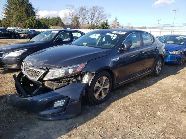 KIA OPTIMA HYB 2014 with VIN KNAGM4AD6E5071030 - Photo from auction