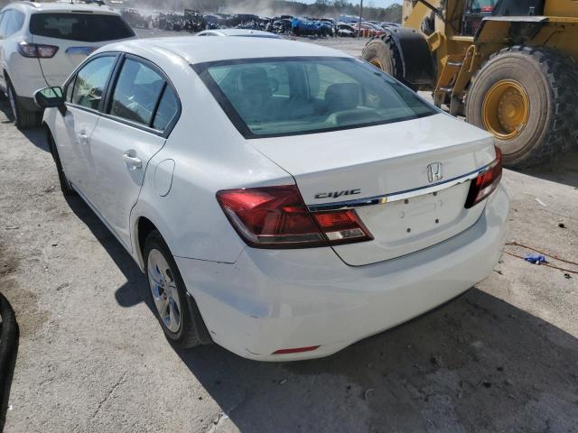 Photo 2 from auction – 2015 HONDA CIVIC LX with VIN 19XFB2F53FE116277