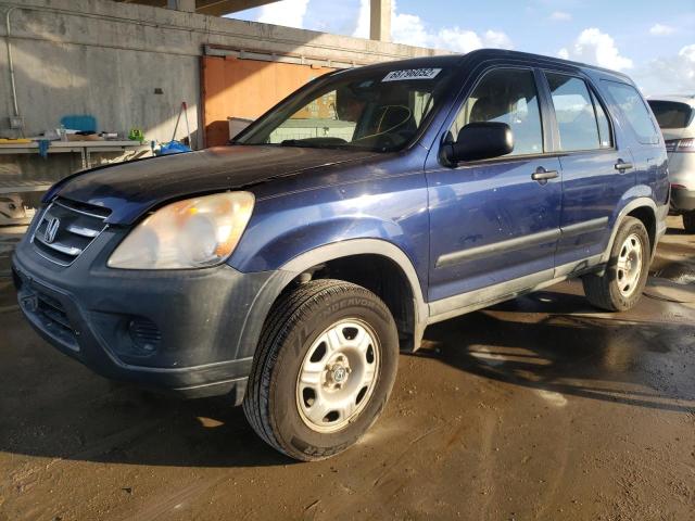 HONDA CR-V LX 2005 with VIN JHLRD68545C008853 - Photo from auction
