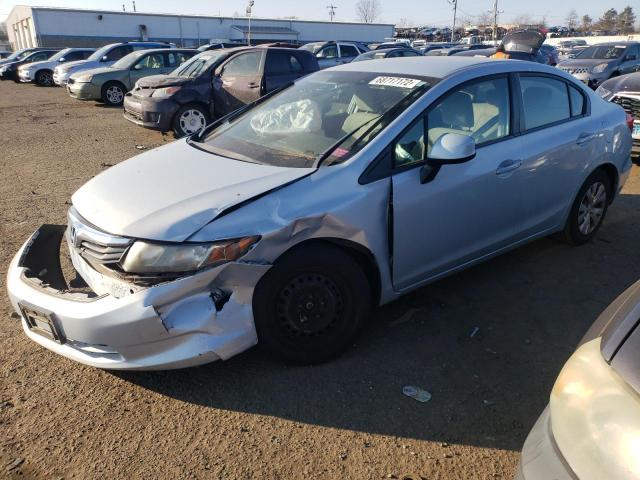 HONDA CIVIC LX 2012 with VIN 2HGFB2F54CH565971 - Photo from auction