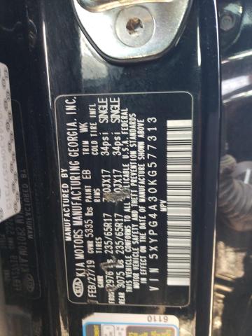 Photo 14 from auction – 2019 KIA SORENTO L with VIN 5XYPG4A30KG577313