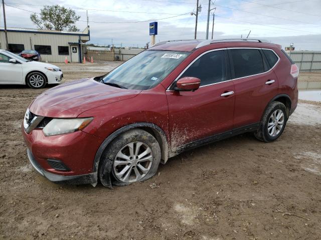 NISSAN ROGUE S 2015 with VIN KNMAT2MTXFP560815 - Photo from auction