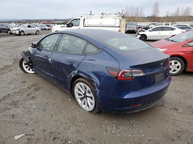 Photo 3 from auction – 2022 TESLA MODEL 3 with VIN 5YJ3E1EBXNF191093