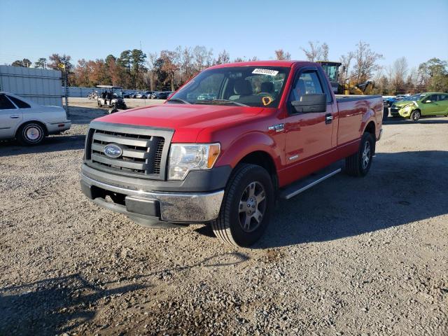 FORD F150 2012 with VIN 1FTNF1CT7CKE02171 - Photo from auction