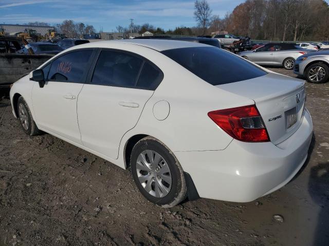 Photo 2 from auction – 2012 HONDA CIVIC LX with VIN 2HGFB2F58CH521858