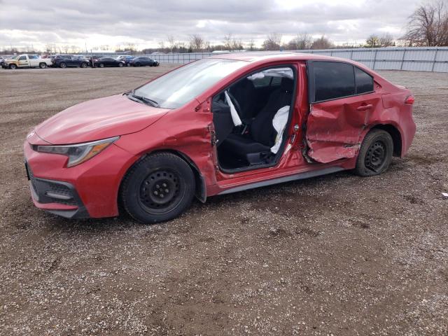 TOYOTA COROLLA SE 2020 with VIN 5YFB4RBE6LP020399 - Photo from auction