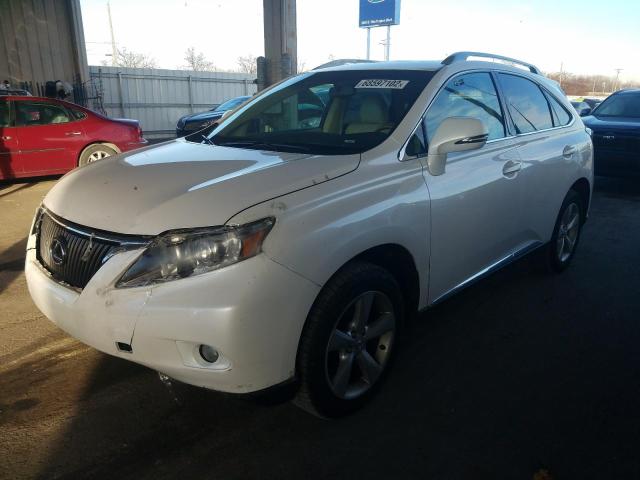 LEXUS RX 350 2010 with VIN 2T2BK1BA0AC044145 - Photo from auction
