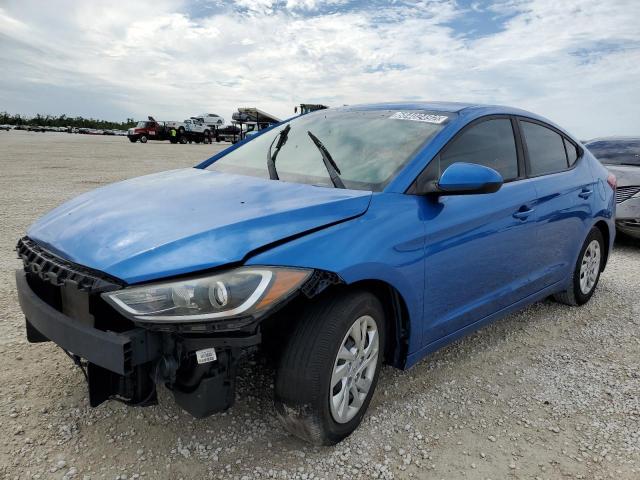 HYUNDAI ELANTRA SE 2017 with VIN 5NPD74LF4HH140491 - Photo from auction