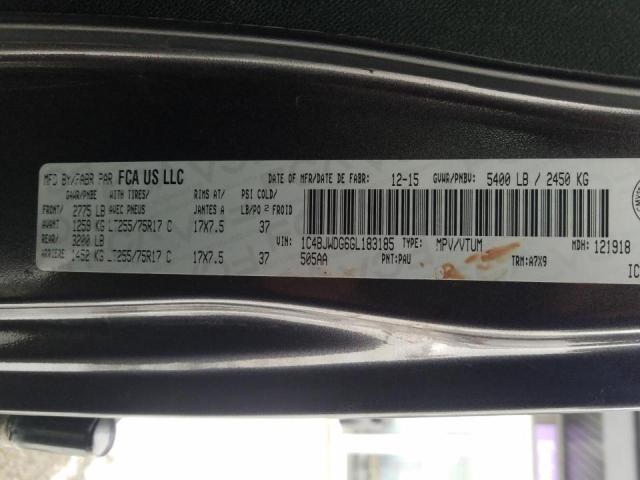 Photo 10 from auction – 2016 JEEP WRANGLER U with VIN 1C4BJWDG6GL183185