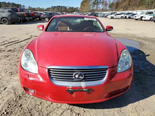 Photo 5 from auction – 2005 LEXUS SC 430 with VIN JTHFN48Y050064932