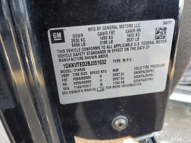 Photo 14 from auction – 2011 GMC ACADIA DEN with VIN 1GKKVTED2BJ351632