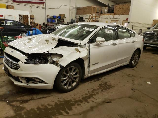 FORD FUSION SE 2017 with VIN 3FA6P0LU2HR164999 - Photo from auction