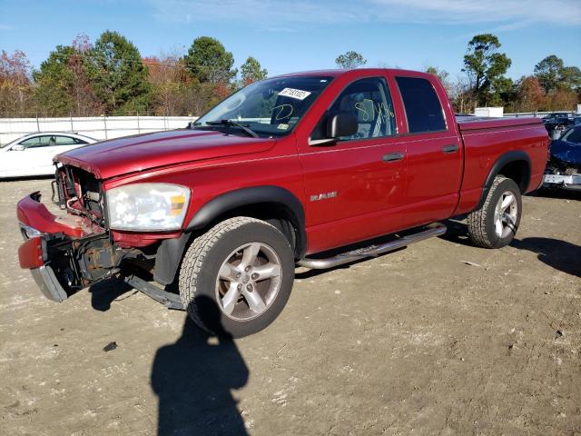 DODGE RAM 1500 S 2008 with VIN 1D7HU18NX8S510830 - Photo from auction