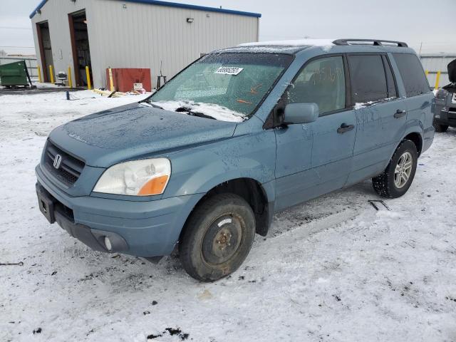 HONDA PILOT EXL 2005 with VIN 2HKYF18535H546616 - Photo from auction