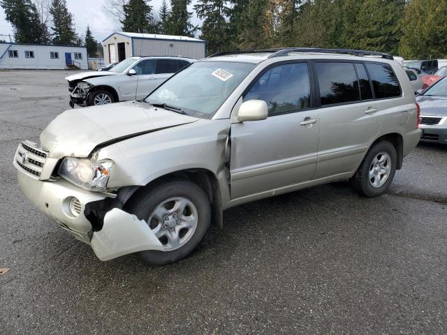 TOYOTA HIGHLANDER 2001 with VIN JTEGD21A310017667 - Photo from auction