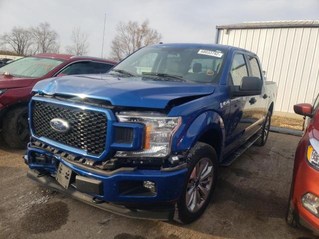 FORD F150 SUPER 2018 with VIN 1FTEW1EPXJKE43455 - Photo from auction